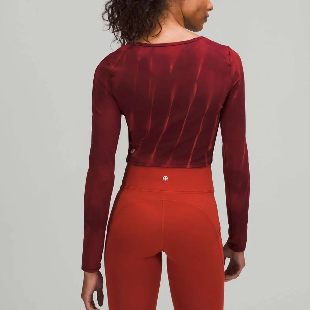 Lululemon Wunder Train Cropped Long Sleeve Shirt - Picture 4 of 8